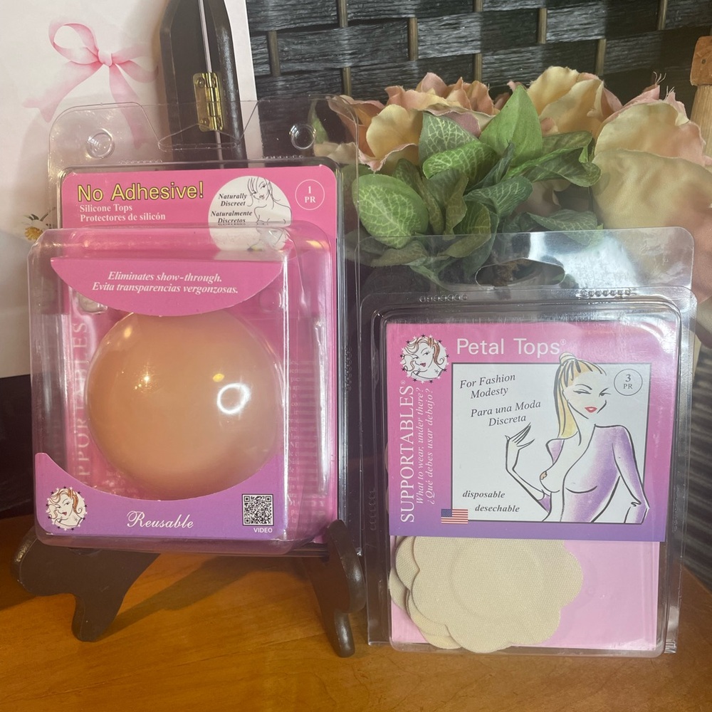 Silicone Nipple Covers and Petal Tops Set